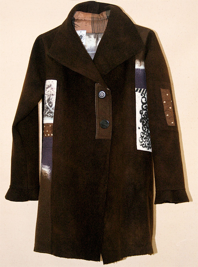 Brown K-Nette Wool Coat