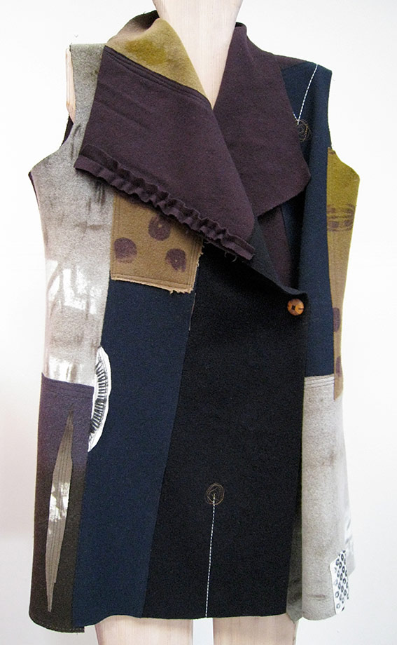 Wool K-Nette Patch Vest